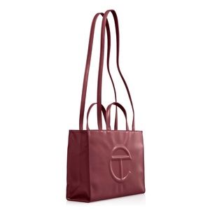 Sold out and highly coveted Medium Oxblood Telfar Bag!
